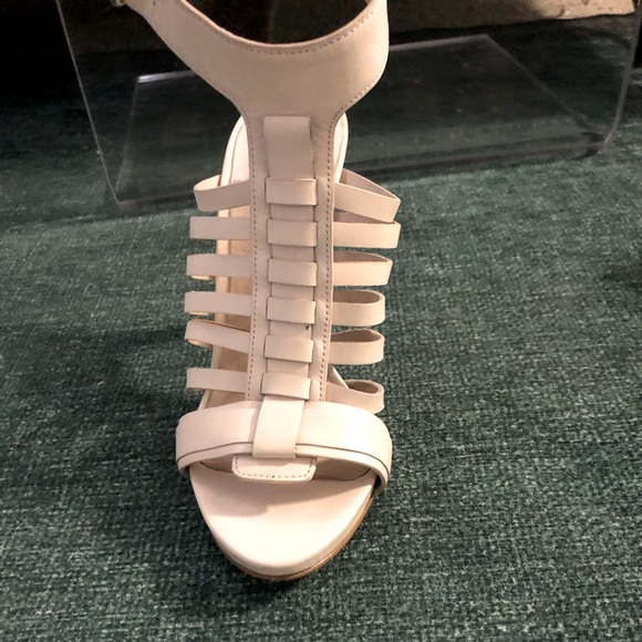 Off White Joan & David Heel Sandals - Picture 2 of 6